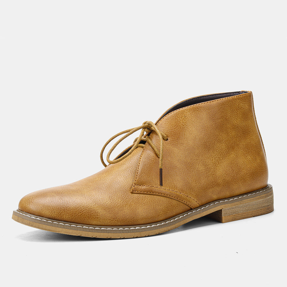 Men's Classic Vintage-Inspired Leather Boots