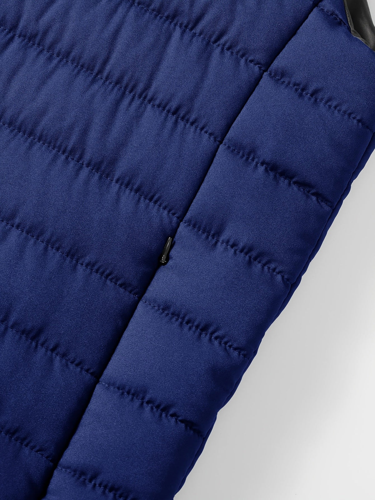Men's Quilted Stand-Collar Vest