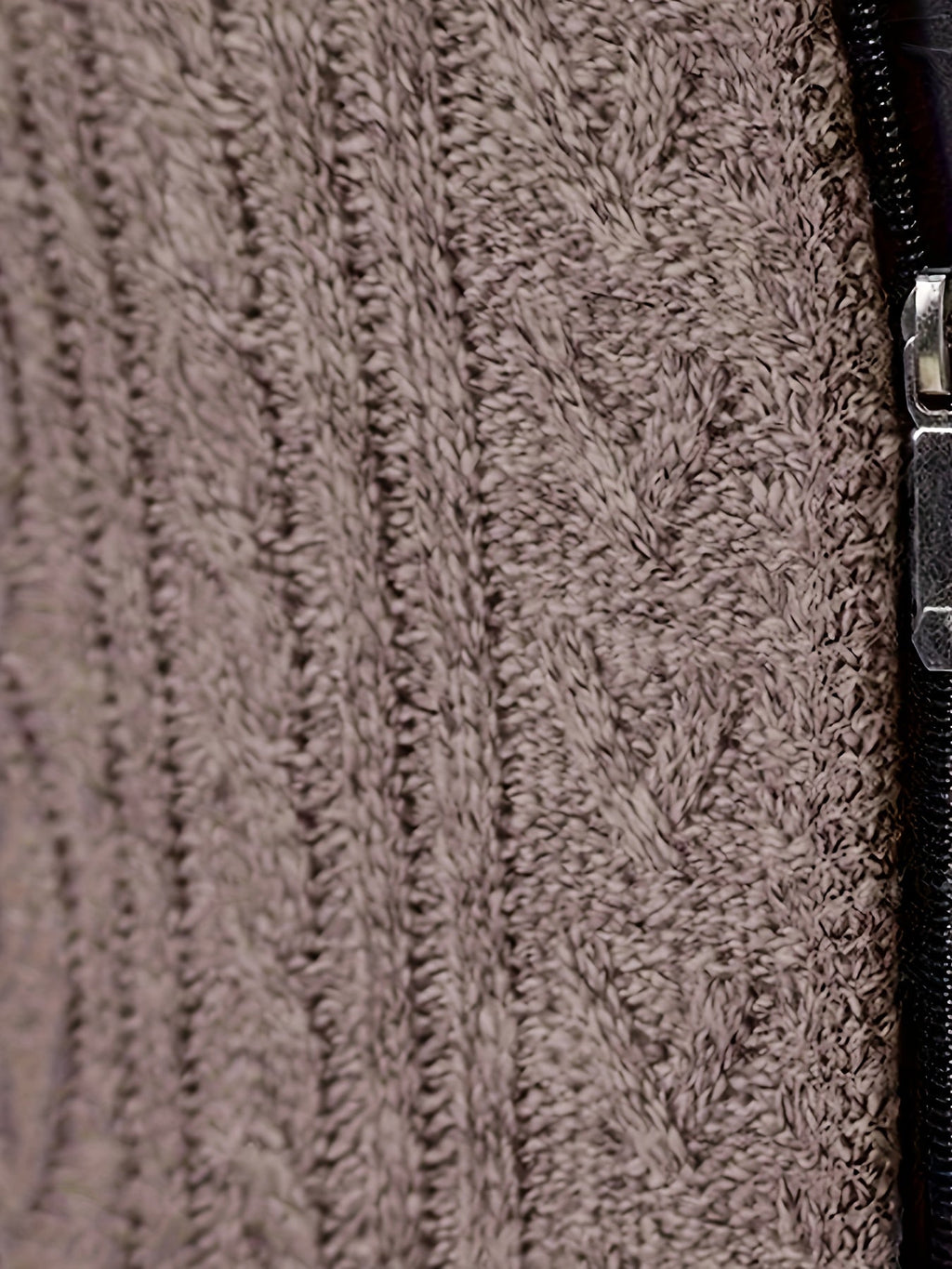 Men's Cable-Knit Stand Collar Full-Zip Cardigan