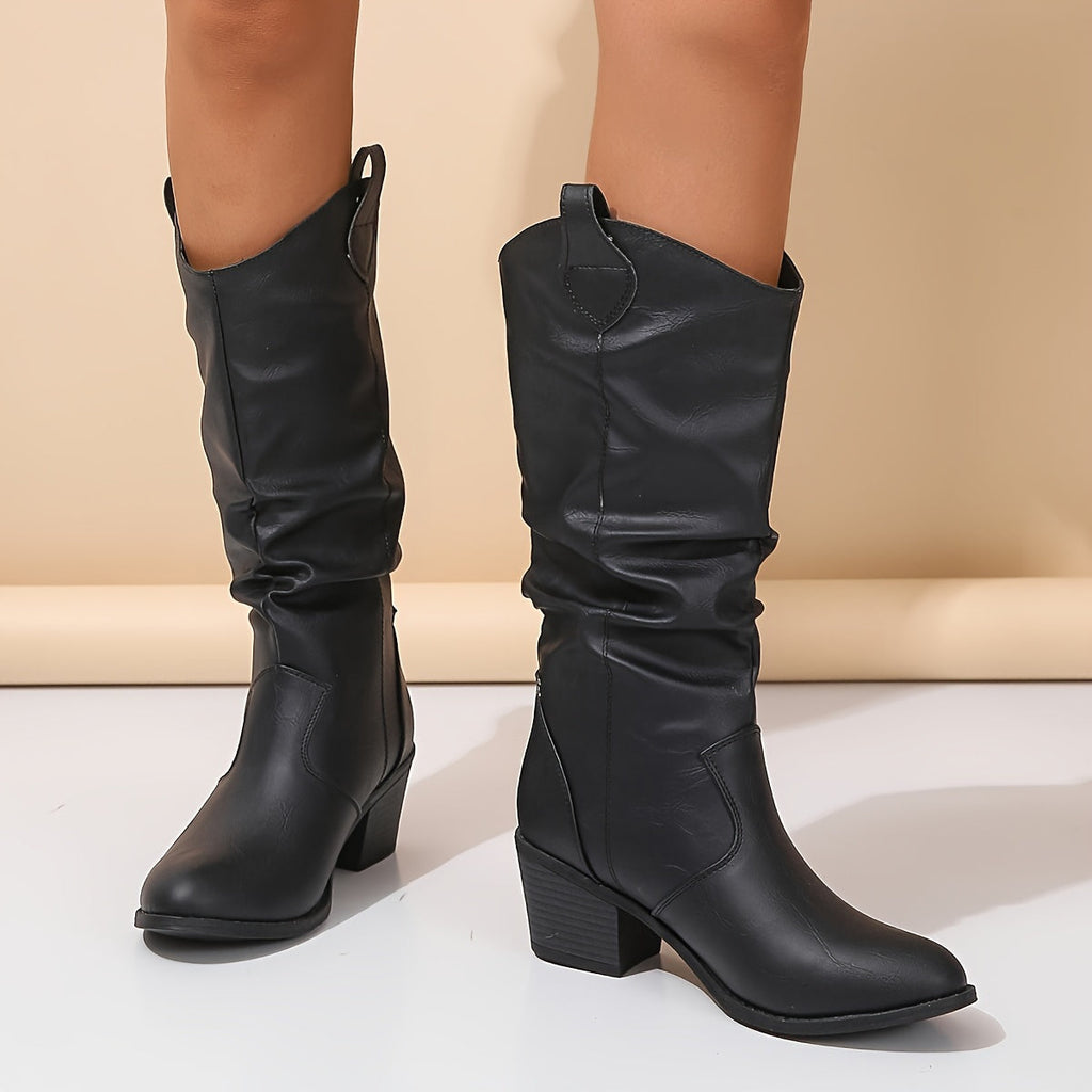 Women's Wide Calf Western Cowboy Boots