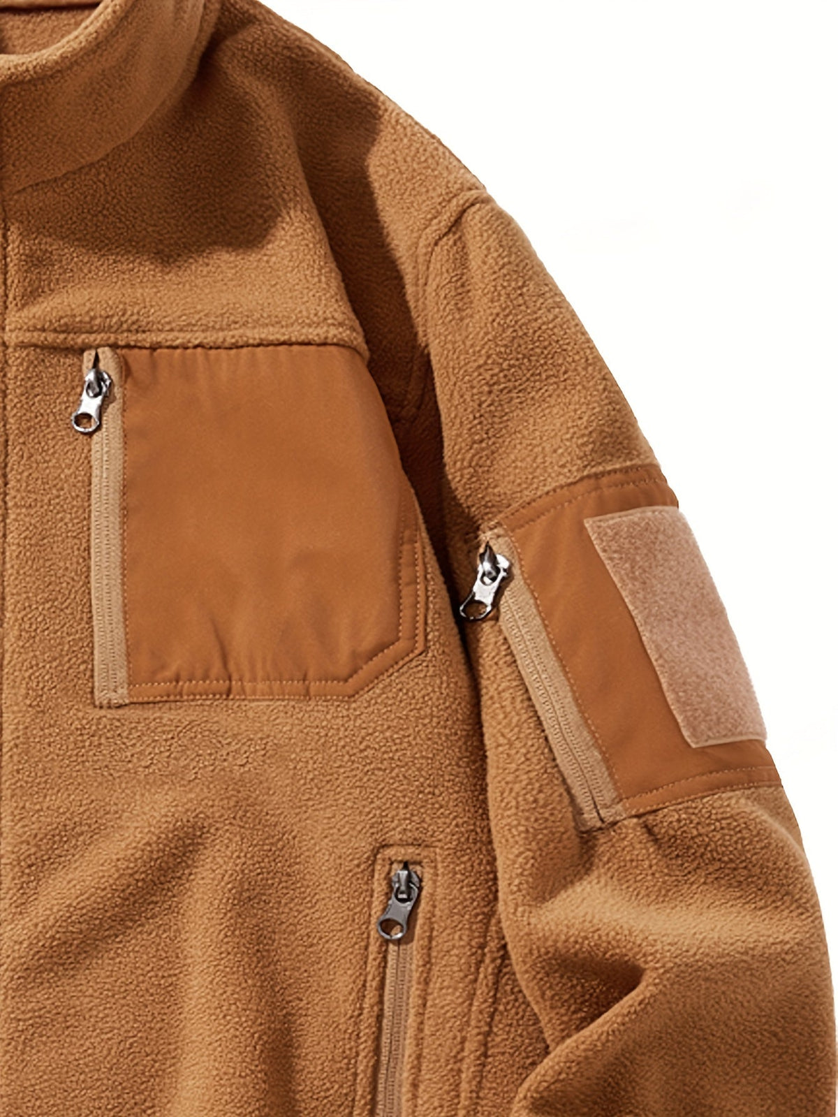Women's Rugged Full-Zip Jacket with Stand-Up Collar