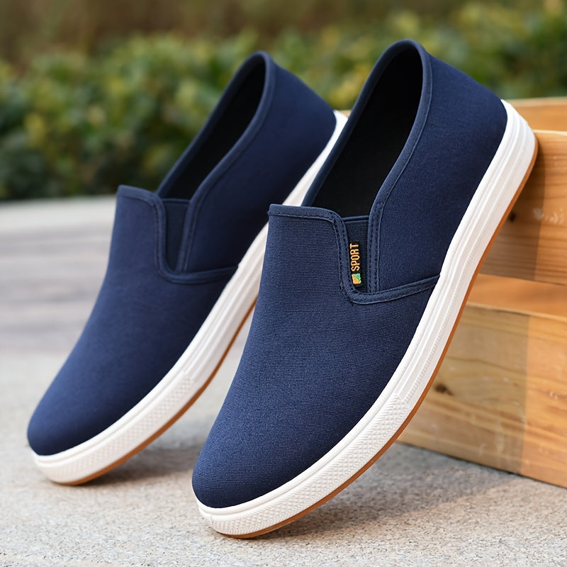 Men's Canvas Slip-On Loafers