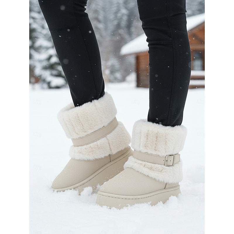 Women's Fur-Trimmed Ankle Boots