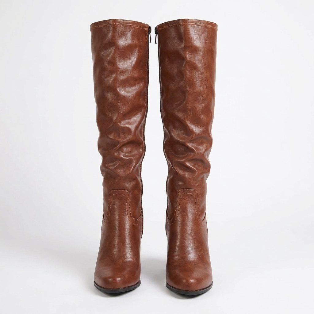 Women's Leather Knee-High Boots