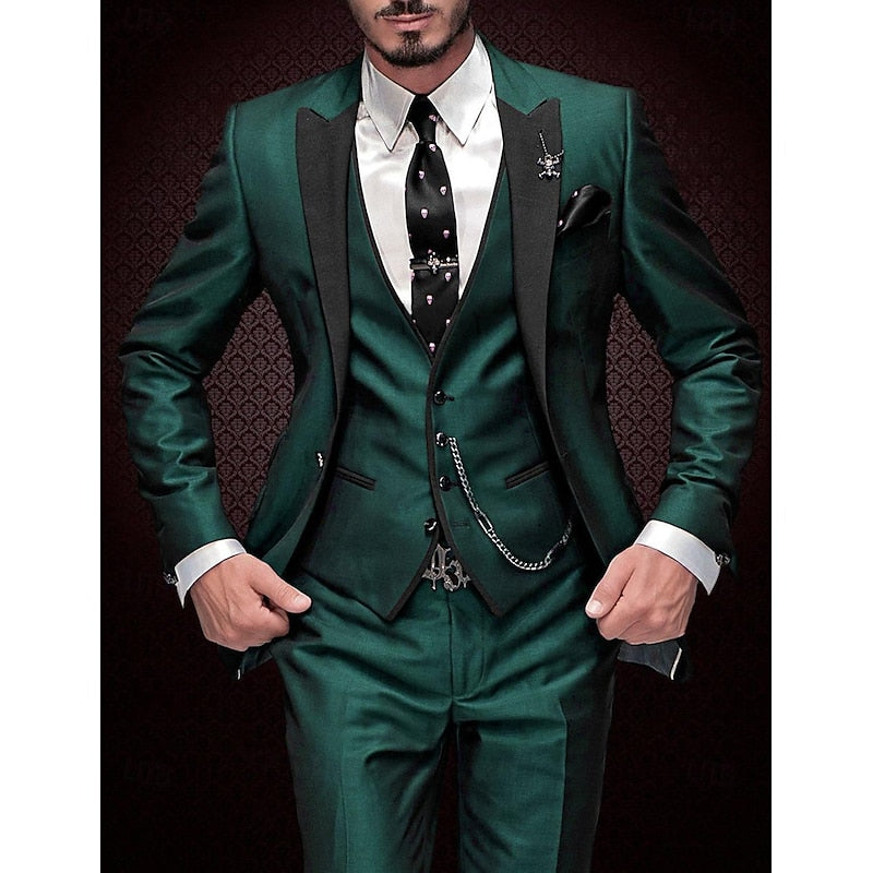 Men’s Three-Piece Waistcoat Occasion Suit