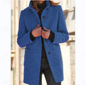 Women's Tailored Stand Collar Winter Coat