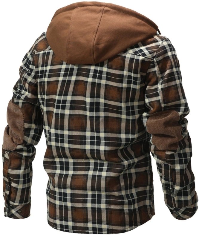 Men's Printed Fleece-Lined Jacket