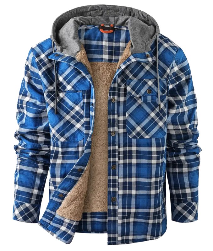 Men's Printed Fleece-Lined Jacket