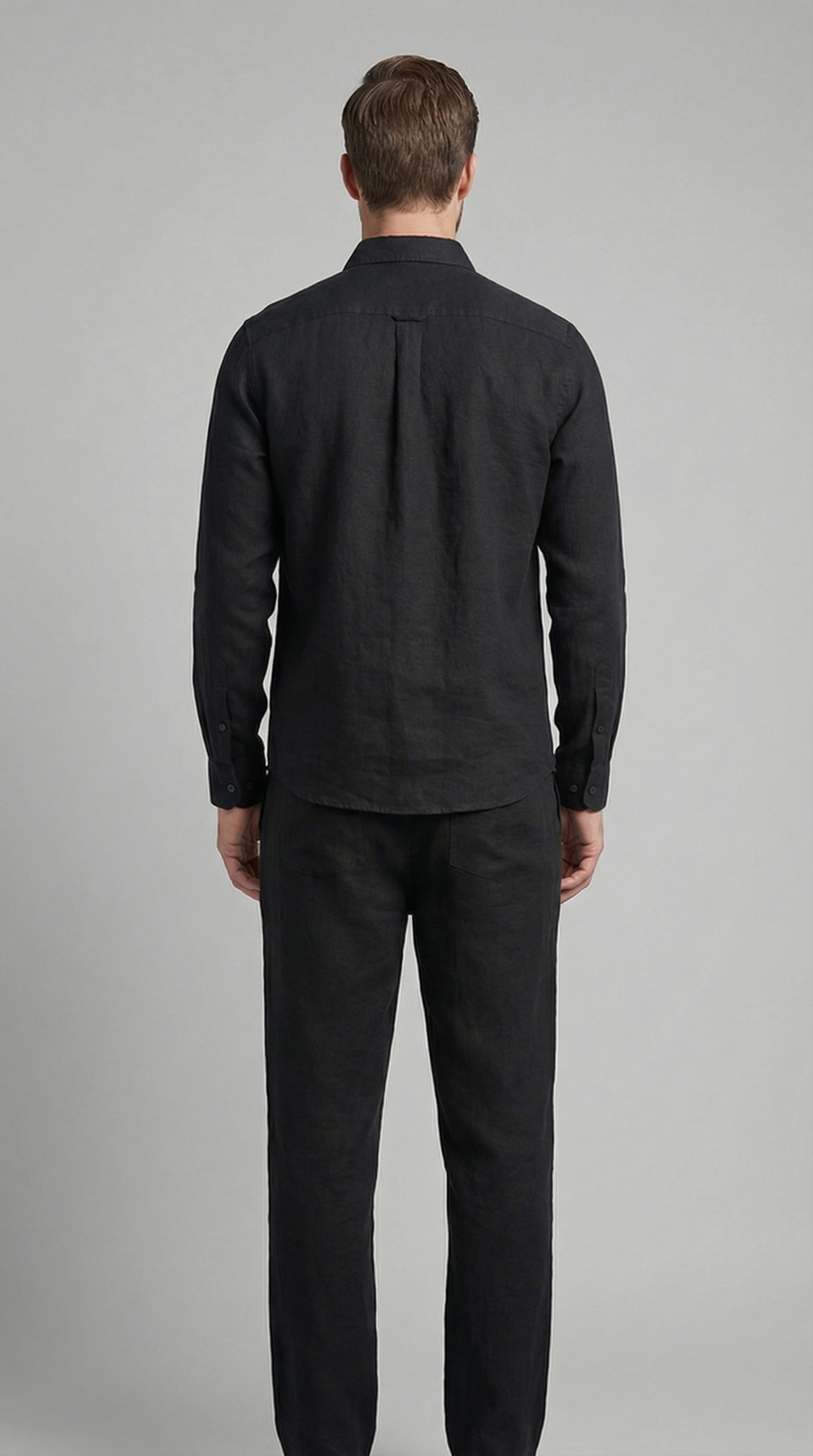 Men's Relaxed Linen Shirt Trouser Set