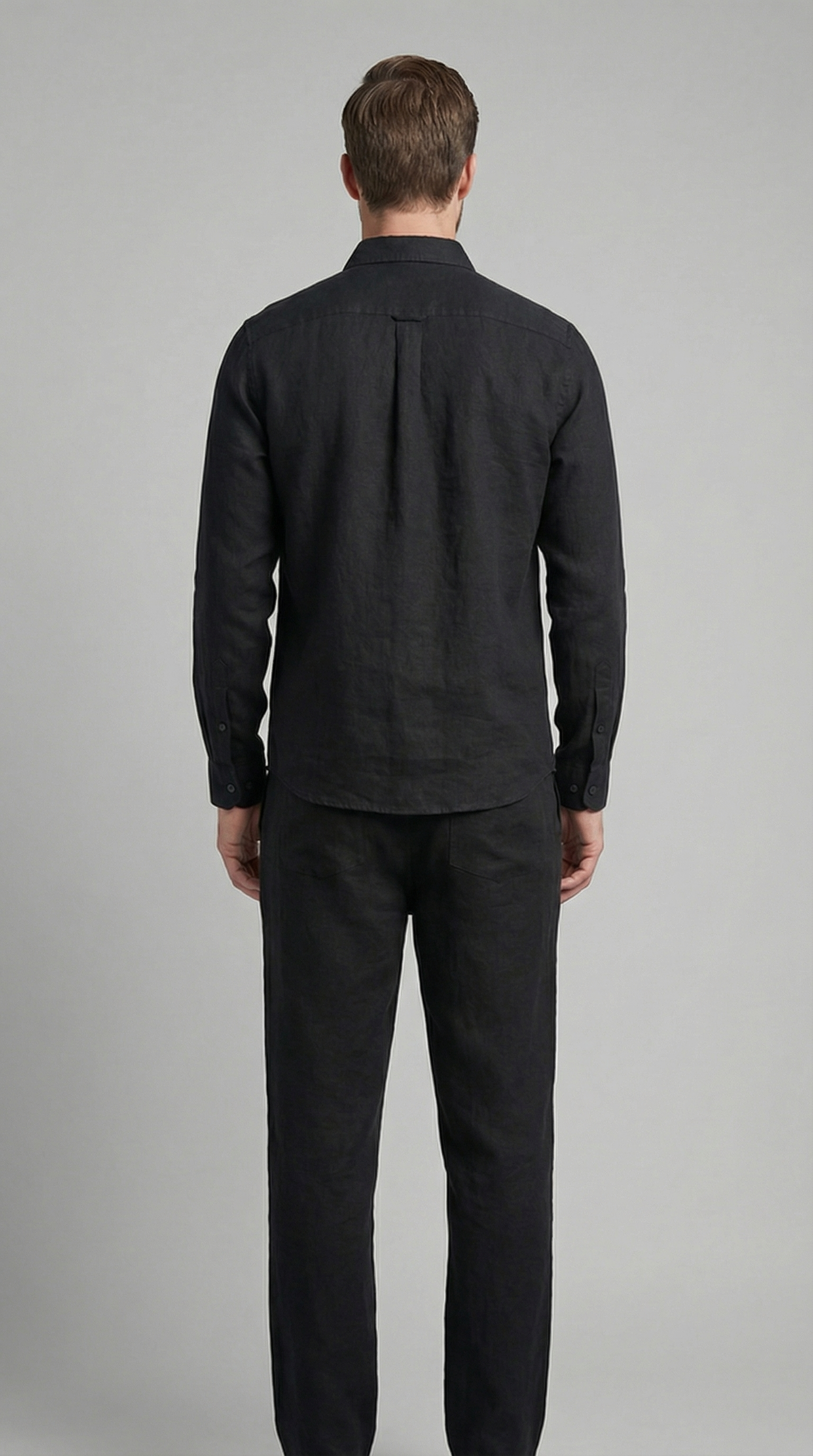 Men's Relaxed Linen Shirt Trouser Set