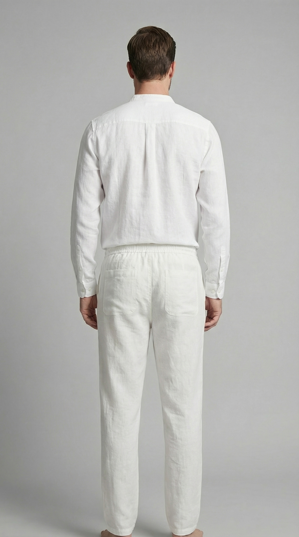 Men's Relaxed Linen Shirt Trouser Set