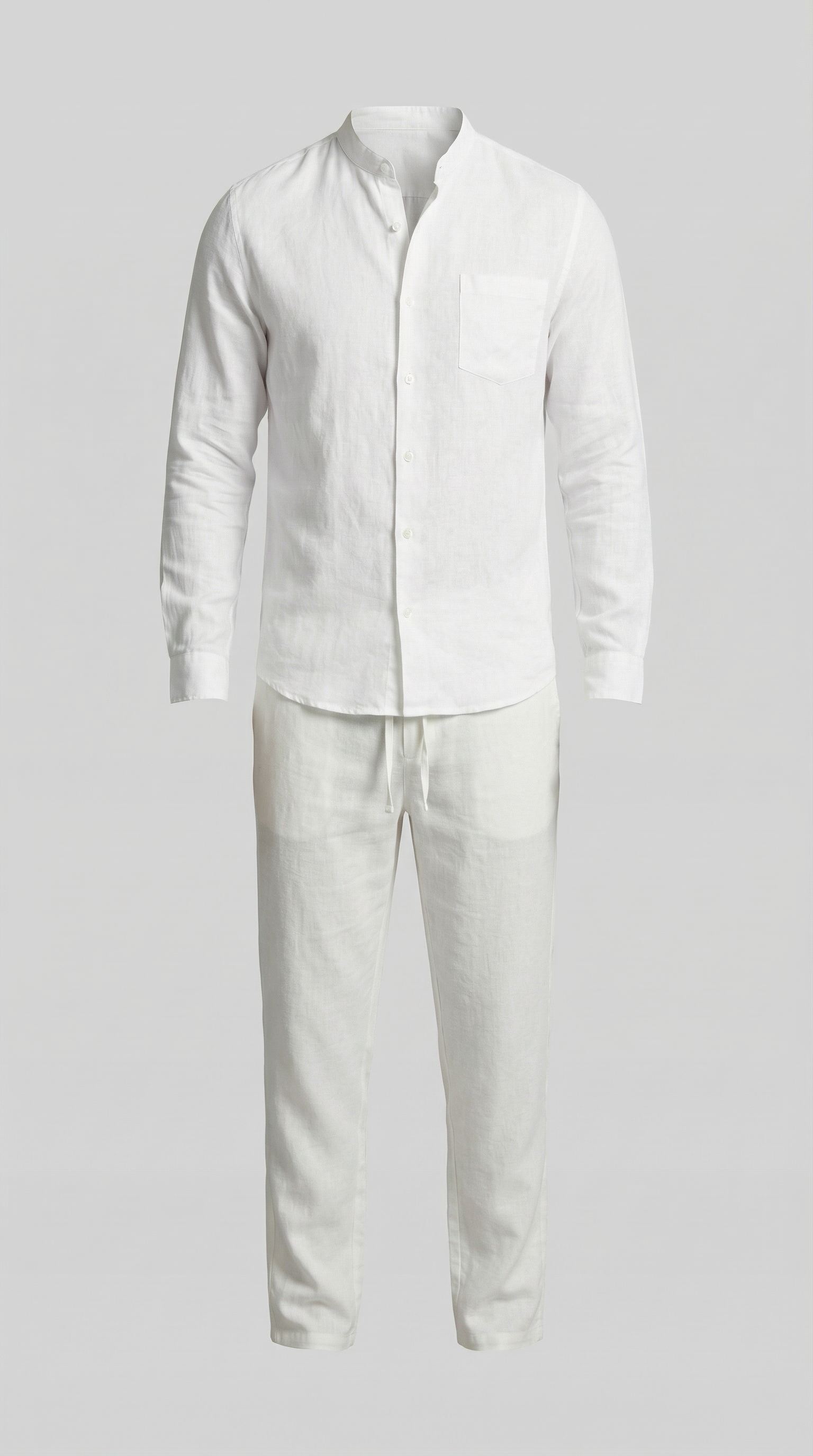 Men's Relaxed Linen Shirt Trouser Set
