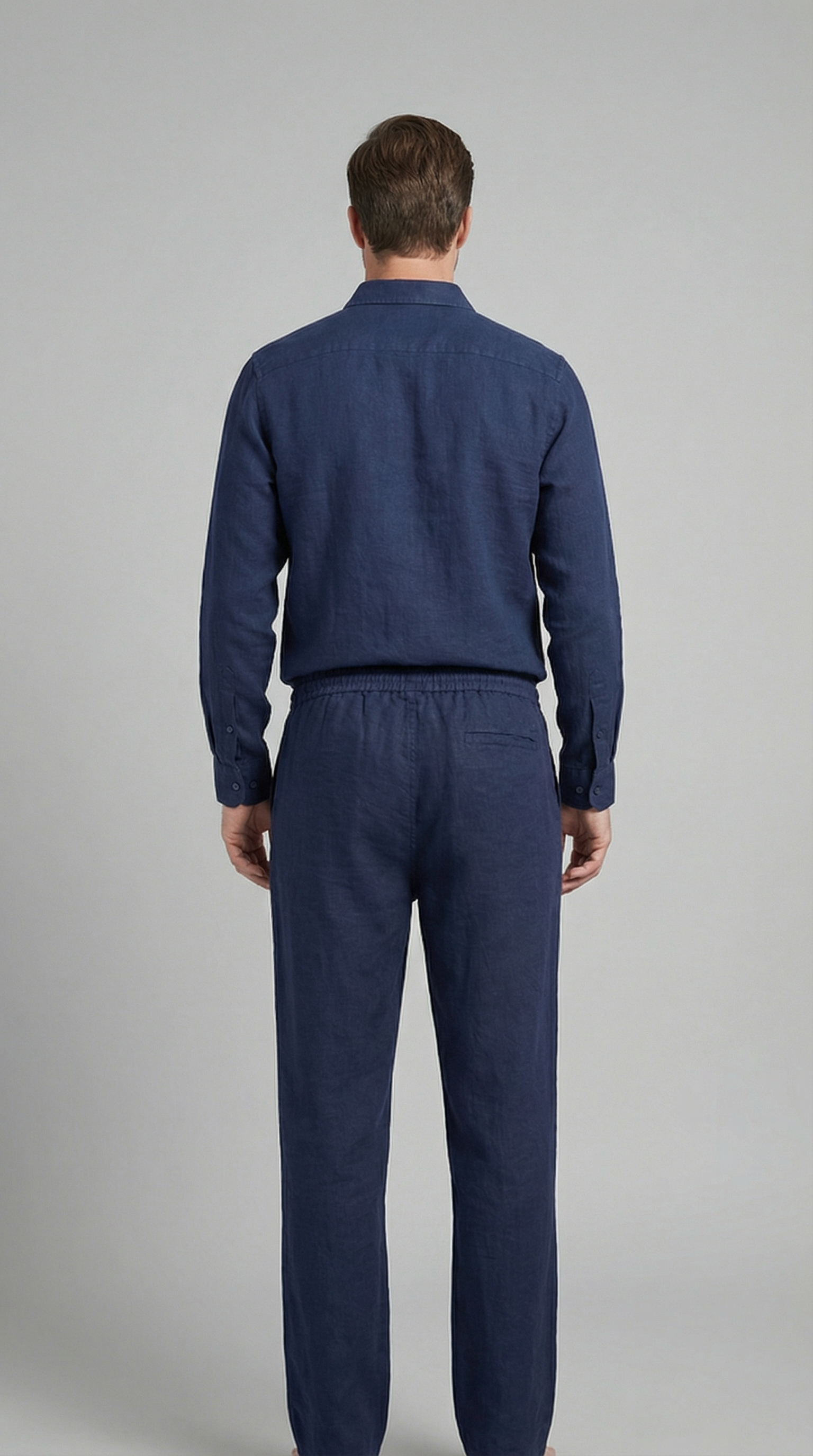 Men's Relaxed Linen Shirt Trouser Set
