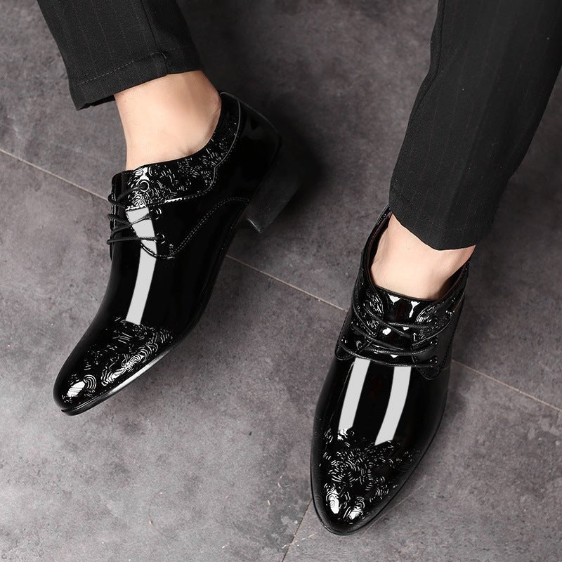 Men's High-Shine Derby Dress Shoes