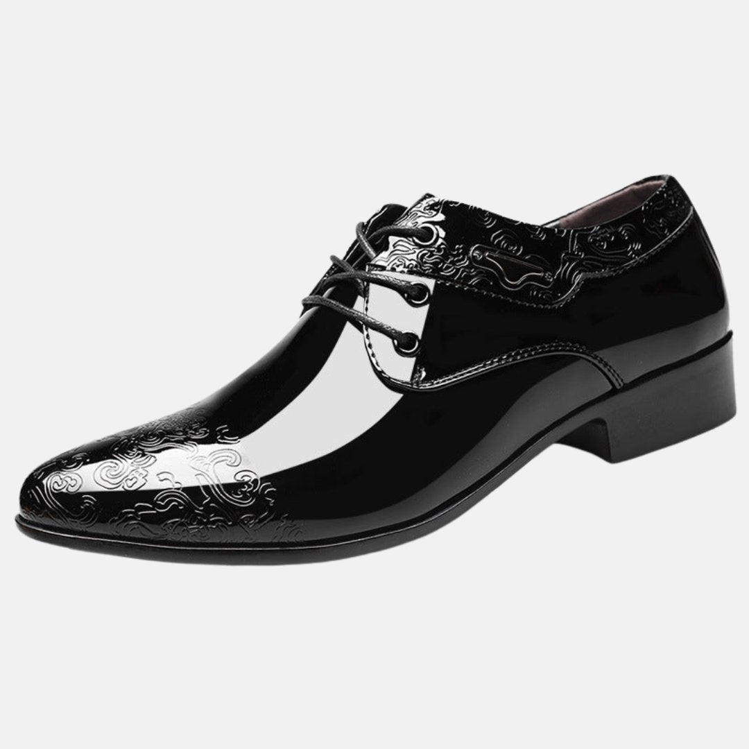 Men's High-Shine Derby Dress Shoes