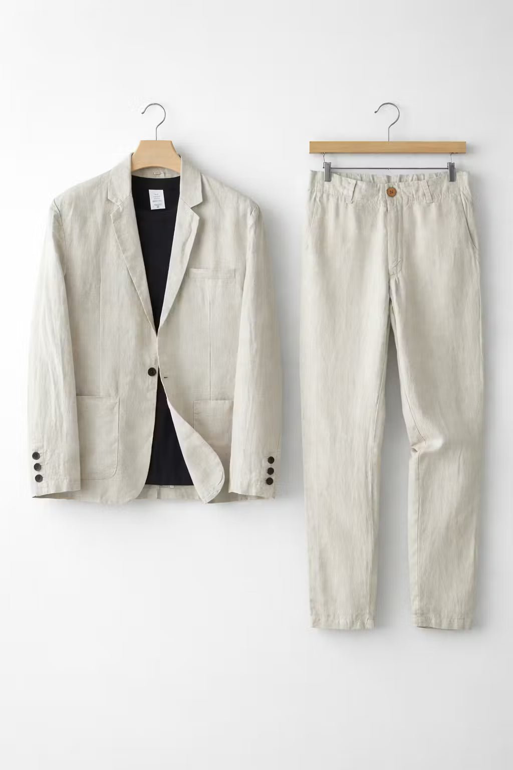 Men's Breathable Linen Suit Set