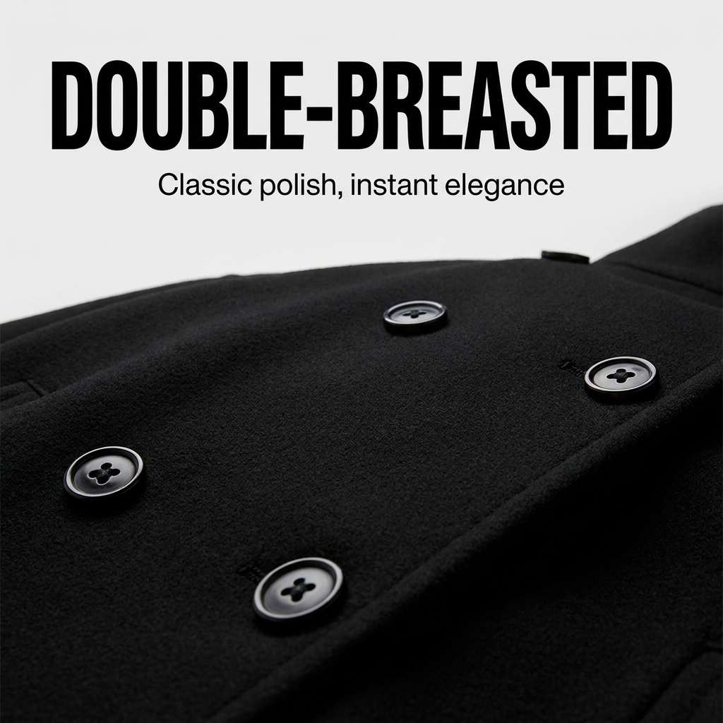 Women's Double-Breasted Short Coat