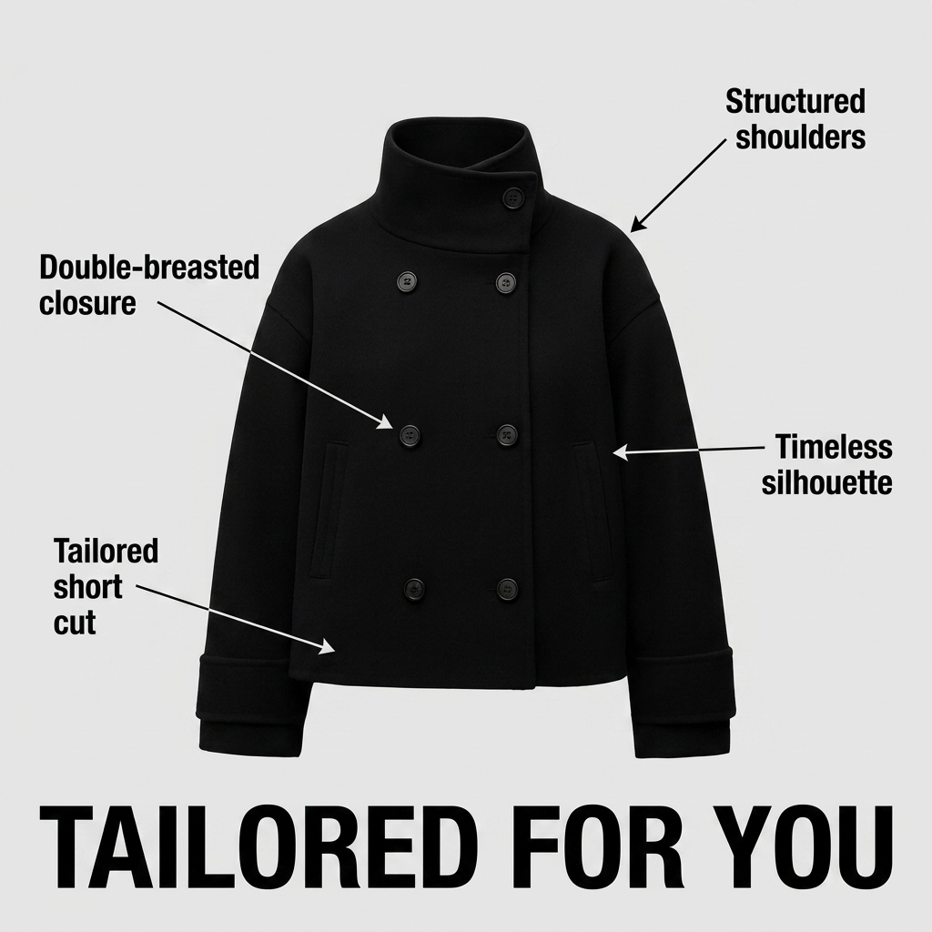 Women's Double-Breasted Short Coat