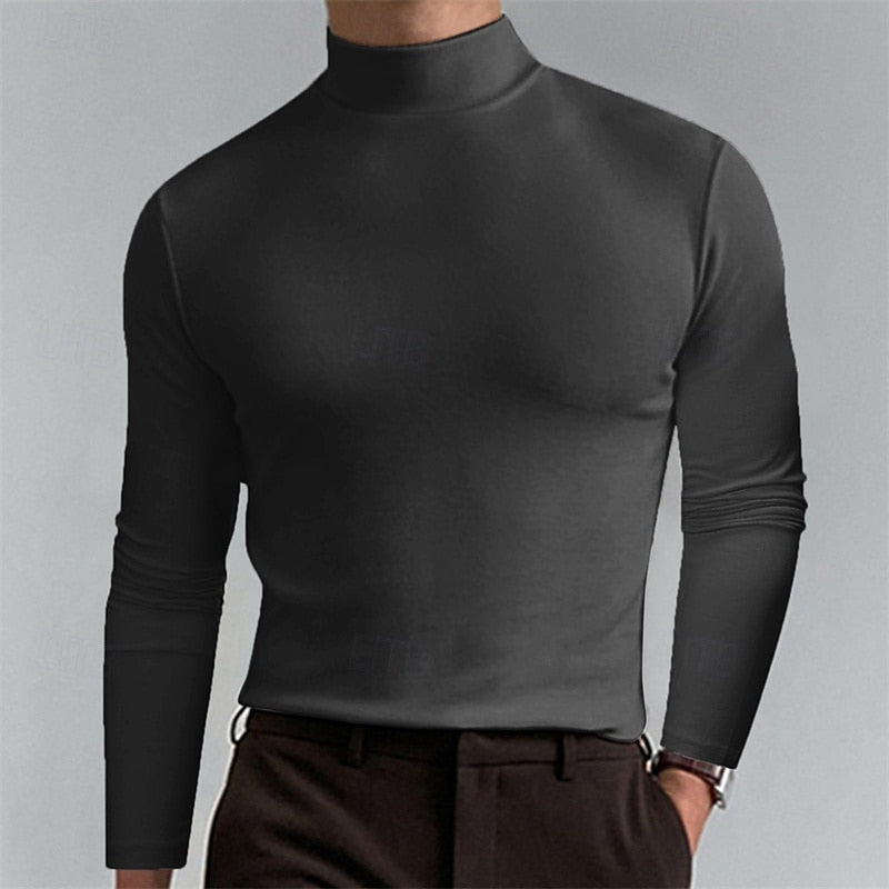 Men's Classic Fit Turtleneck Sweater