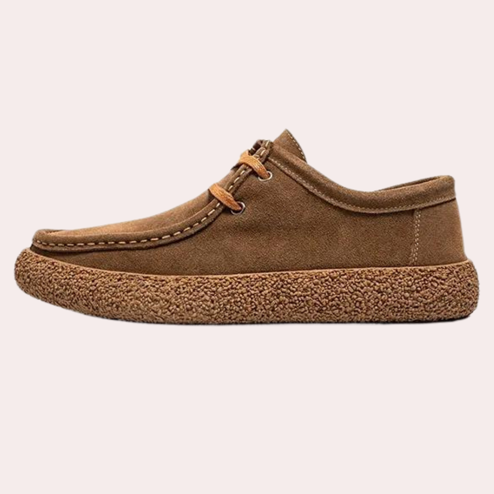 Men's Fleece-Lined Moccasin Shoes