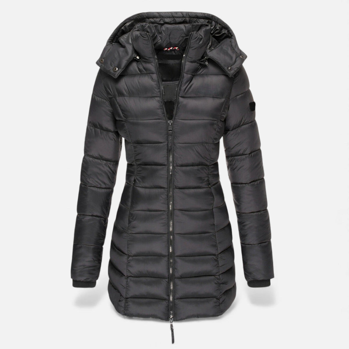 Women's Quilted Slim-Fit Mid-Length Jacket