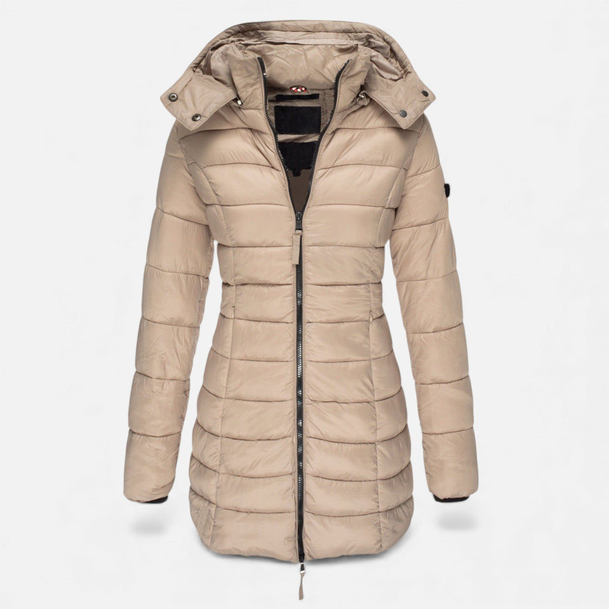 Women's Quilted Slim-Fit Mid-Length Jacket
