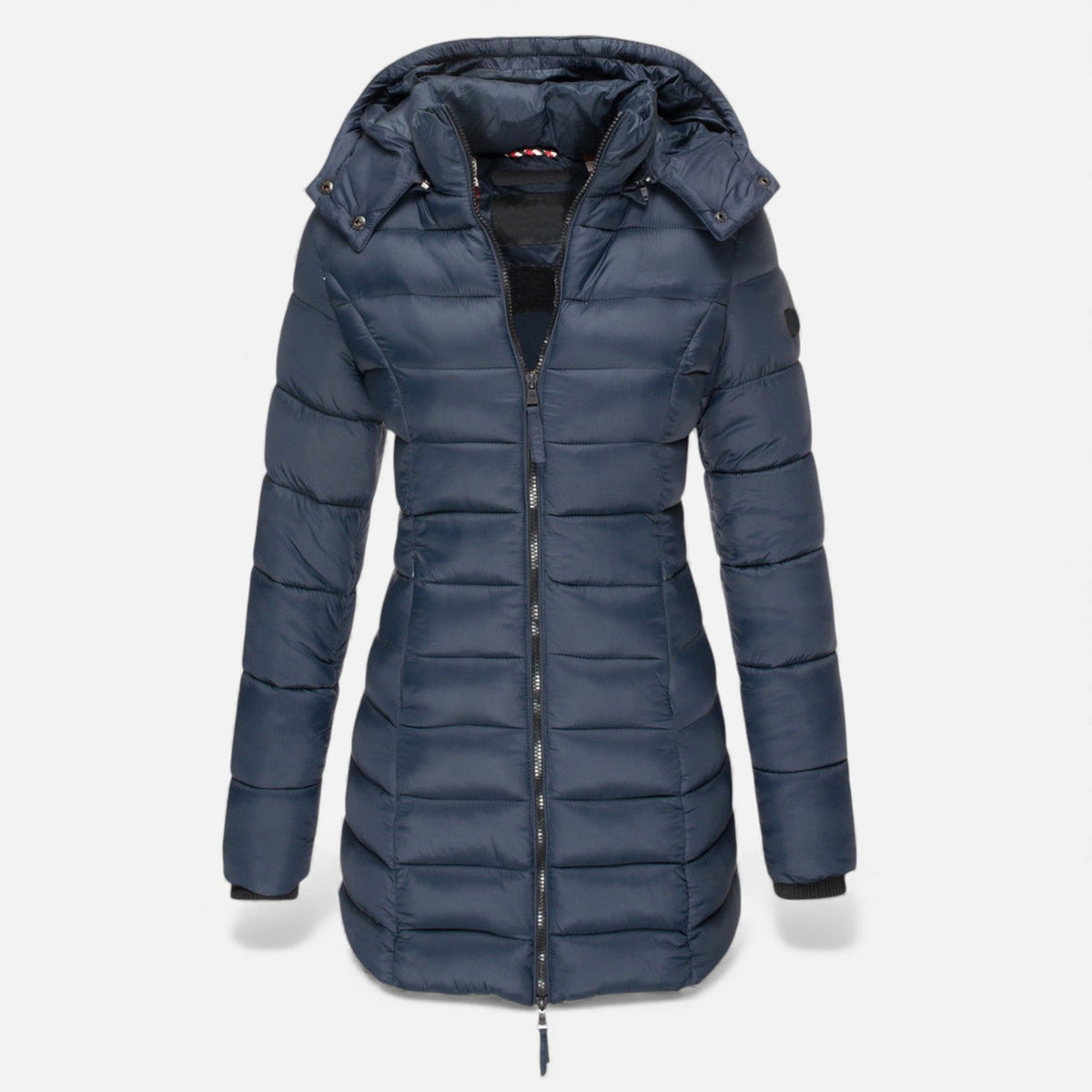Women's Quilted Slim-Fit Mid-Length Jacket