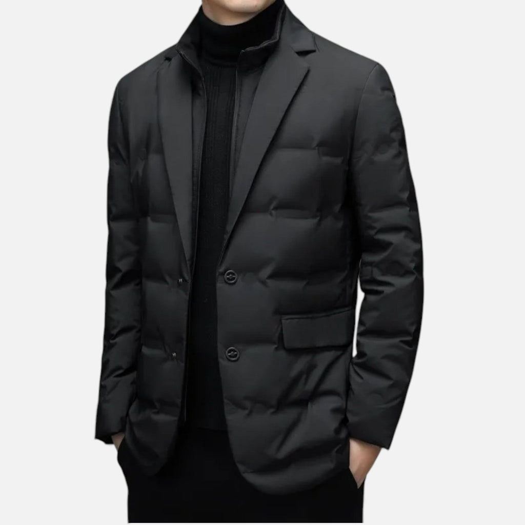 Men's Down-Filled Quilted Puffer Jacket