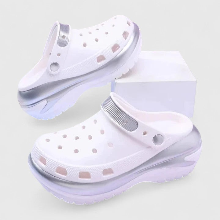 Women's Orthopedic Platform Sandals - White