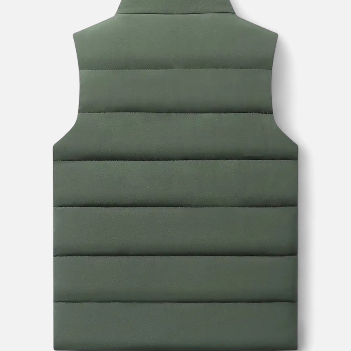 Men's Quilted Zip-Up Padded Winter Vest