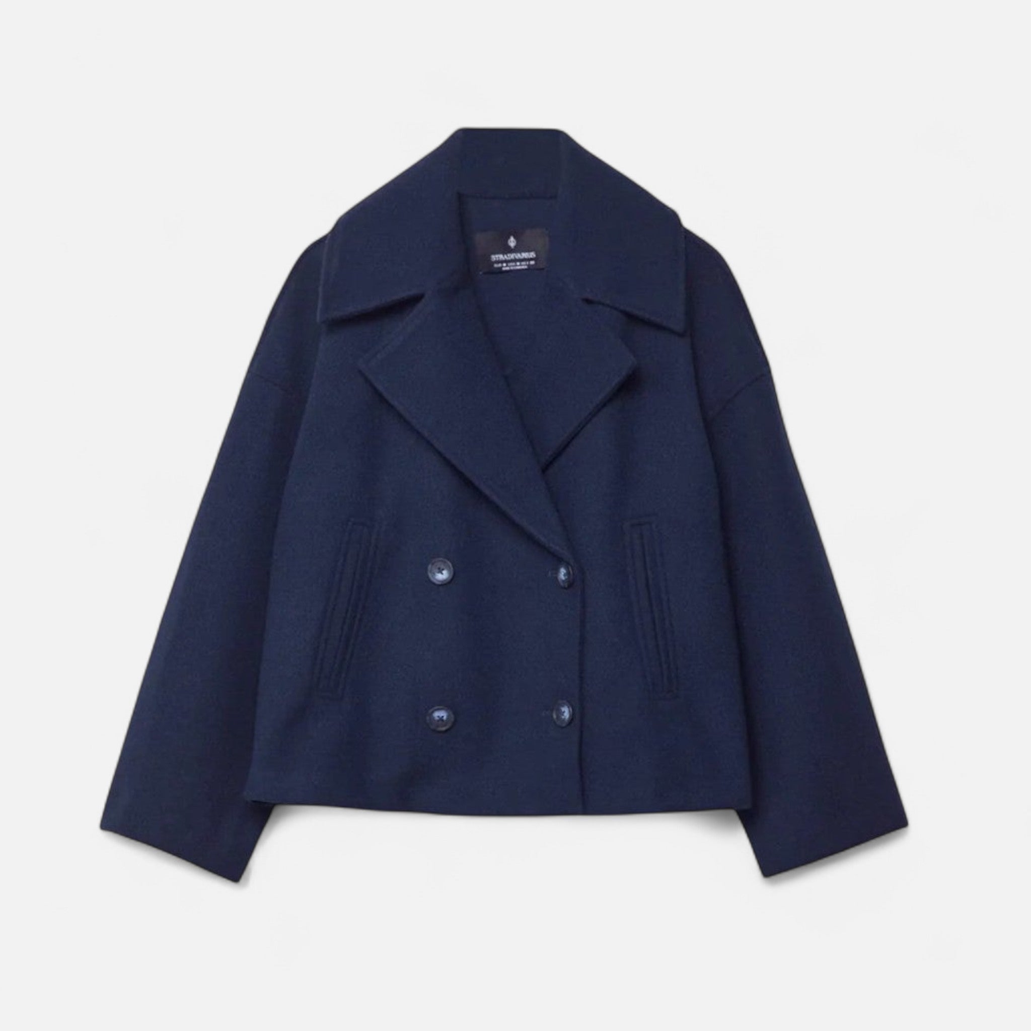 Women's Double-Breasted Cropped Blazer