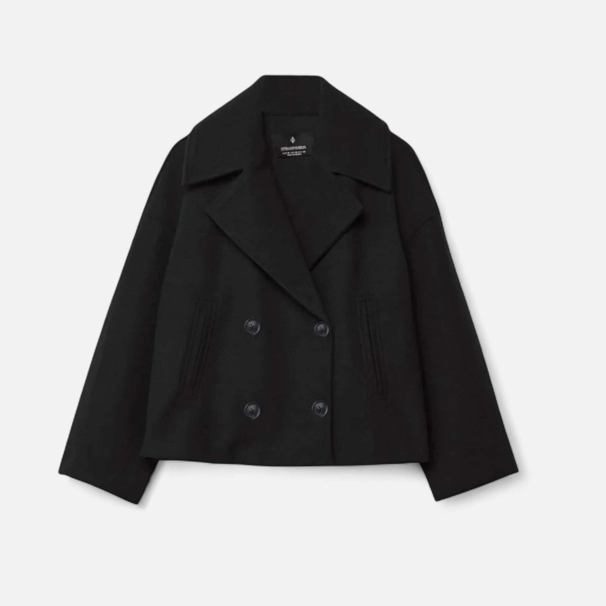 Women's Double-Breasted Cropped Blazer