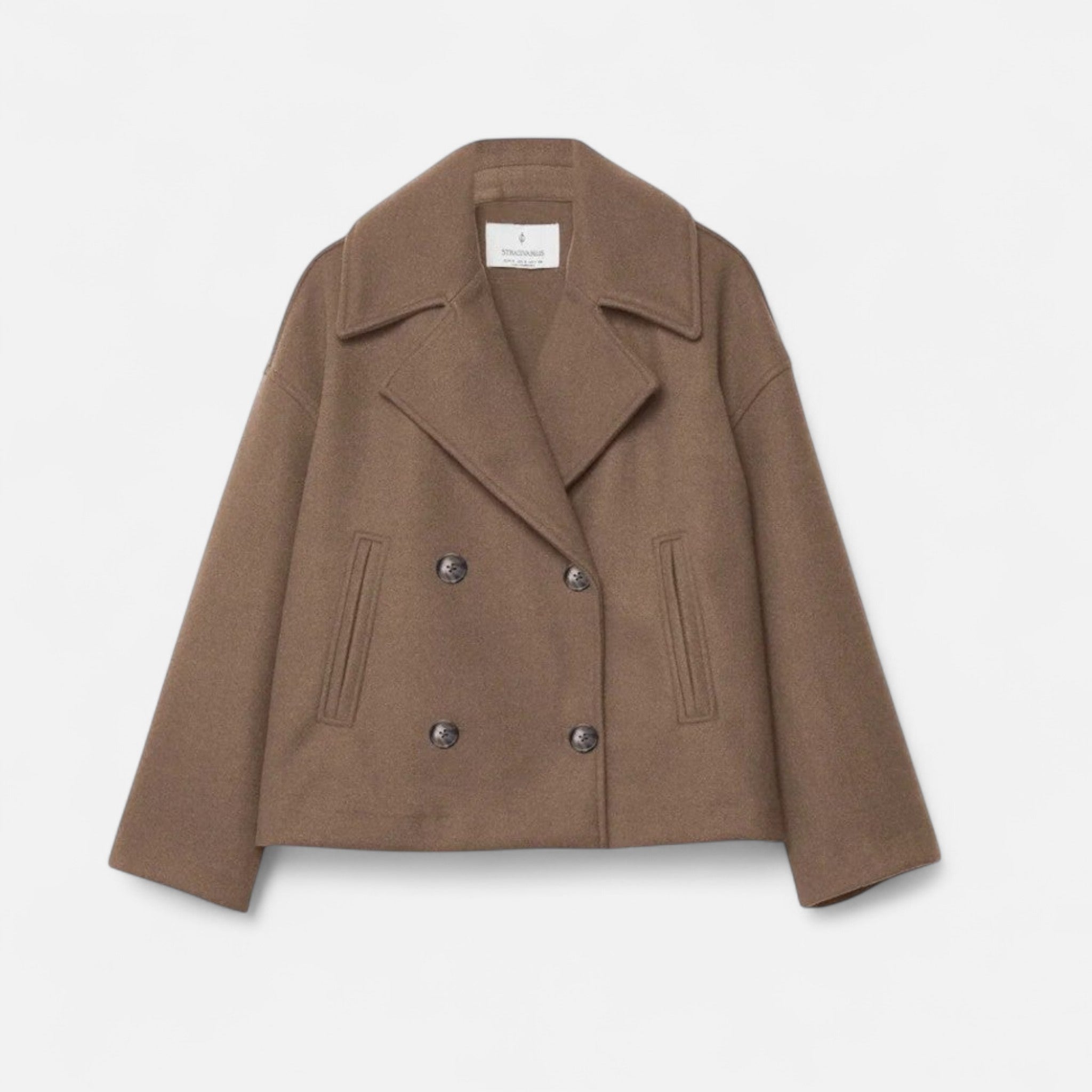 Women's Double-Breasted Cropped Blazer