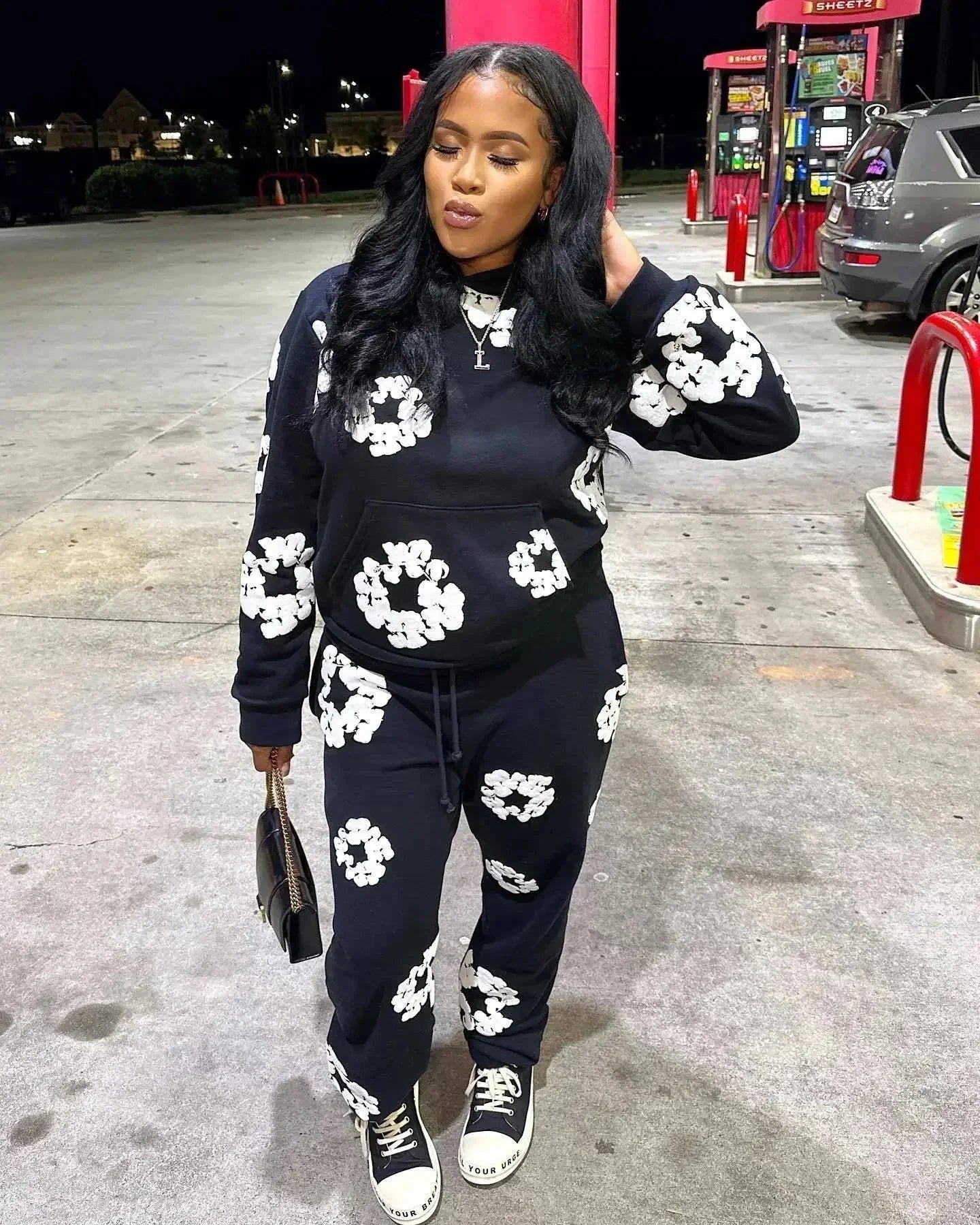 Women's Printed Tracksuit Set