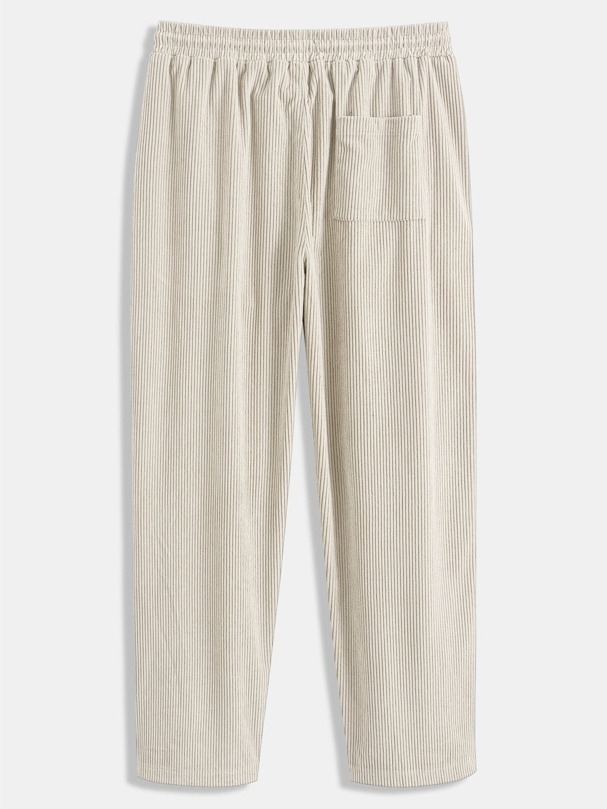 Men's Corduroy Shirt and Straight-Leg Trousers Set