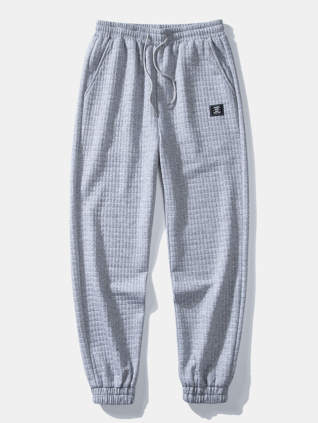 Men's Waffle Hooded Shirt and Jogger Set