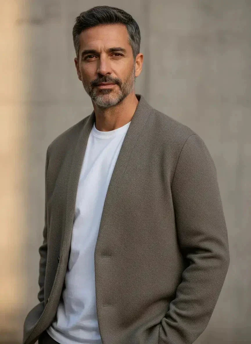 Men's Unstructured Blazer Jacket