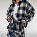Women's Oversized Printed Cotton Overshirt