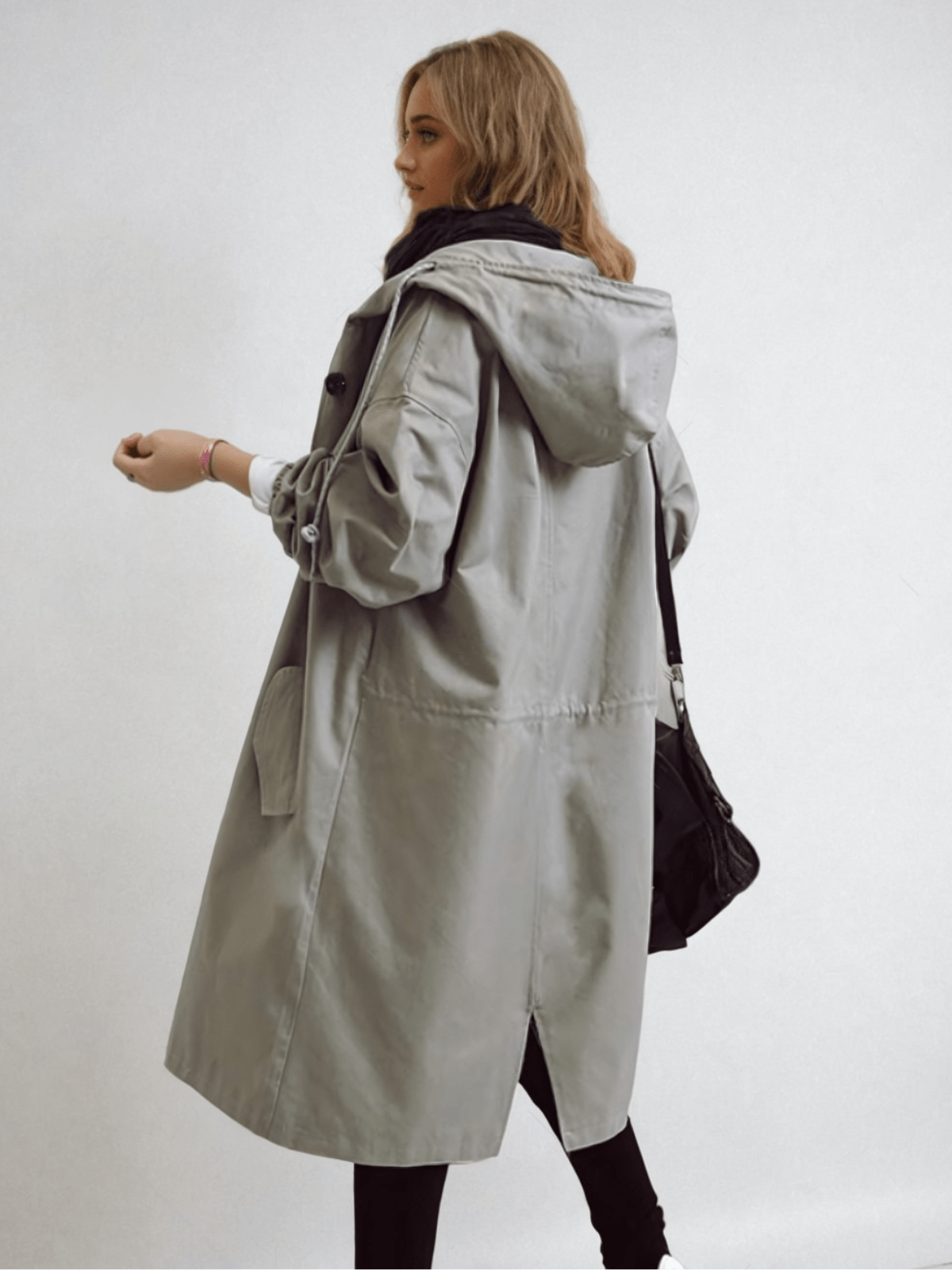 Women’s Oversized Hooded Trench Coat