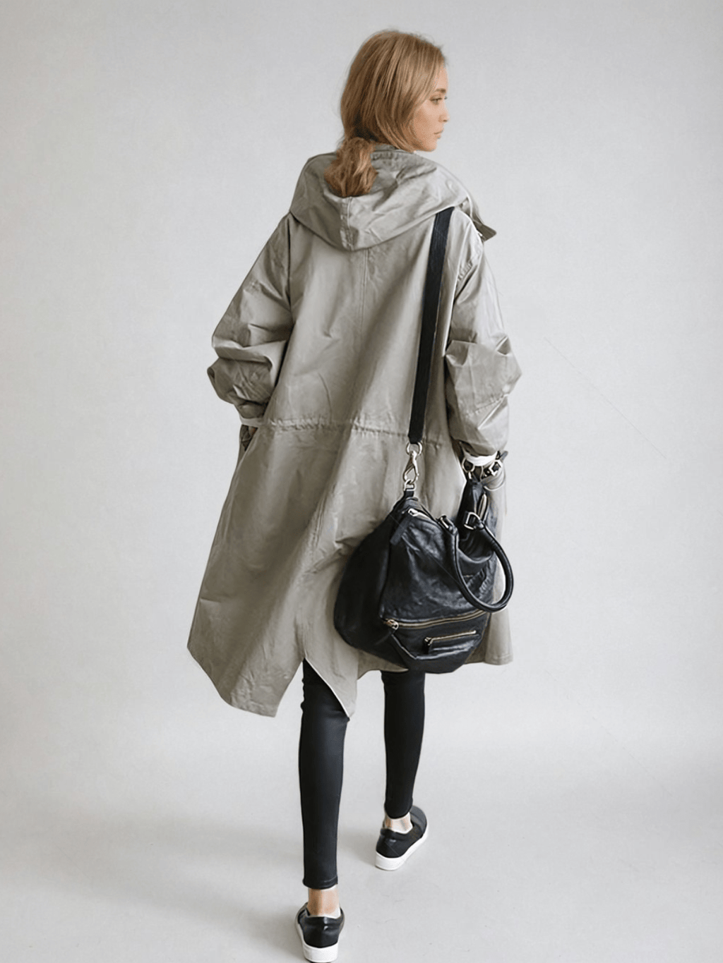 Women’s Oversized Hooded Trench Coat