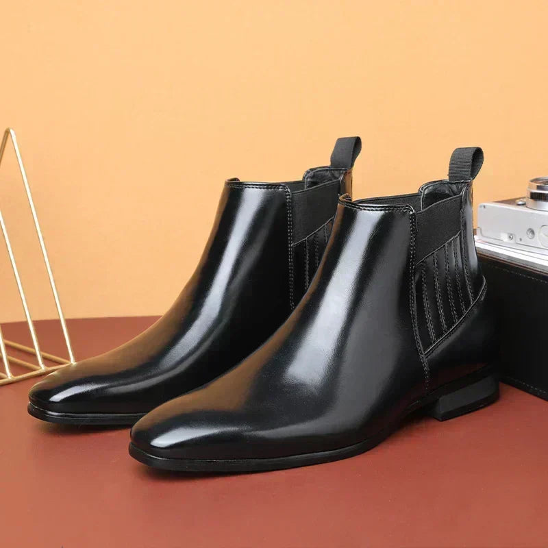 Women's Pointed-Toe Chelsea Ankle Boots