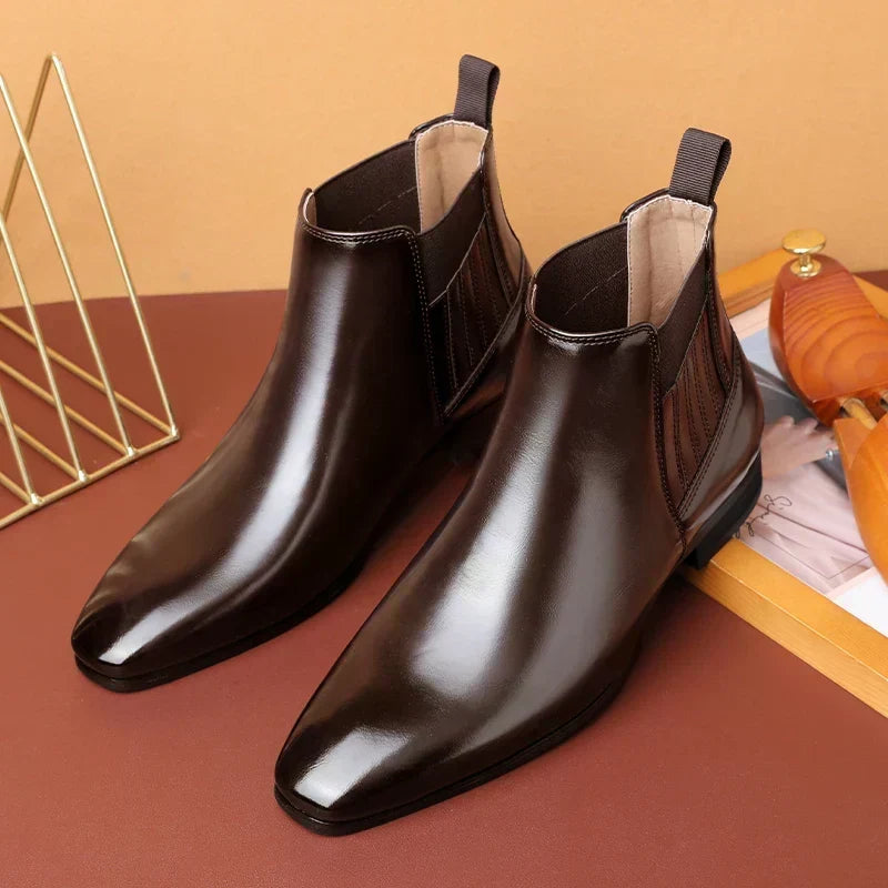 Women's Pointed-Toe Chelsea Ankle Boots
