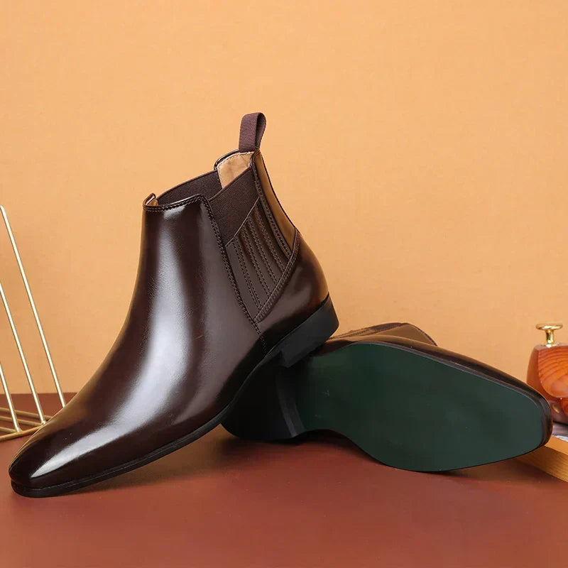 Women's Pointed-Toe Chelsea Ankle Boots