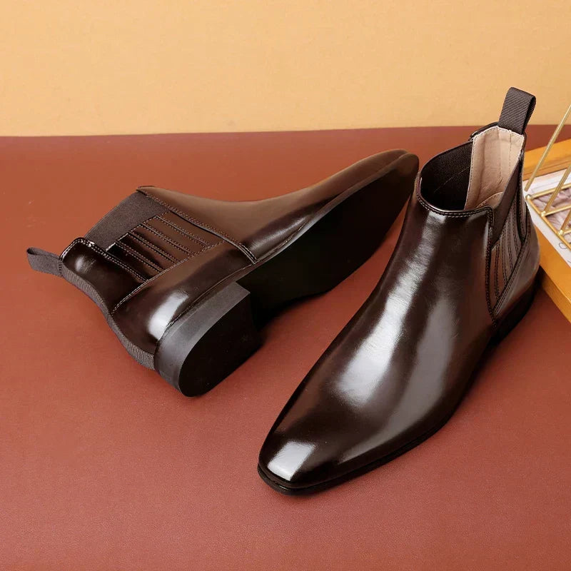 Women's Pointed-Toe Chelsea Ankle Boots