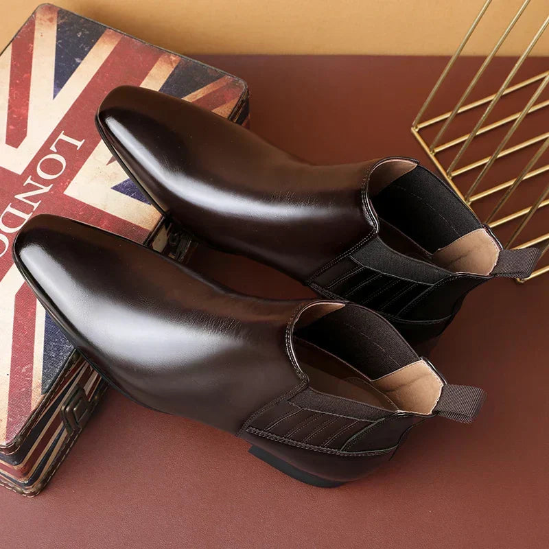 Women's Pointed-Toe Chelsea Ankle Boots