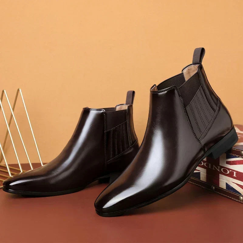 Women's Pointed-Toe Chelsea Ankle Boots