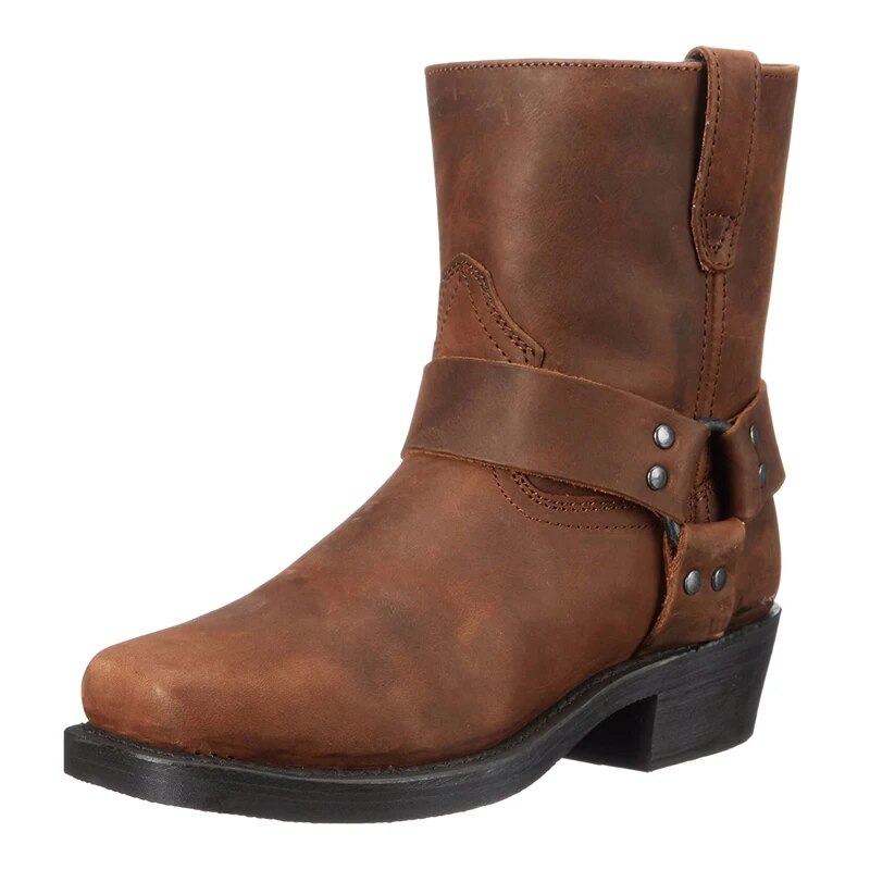 Men's Faux Leather Western Boots