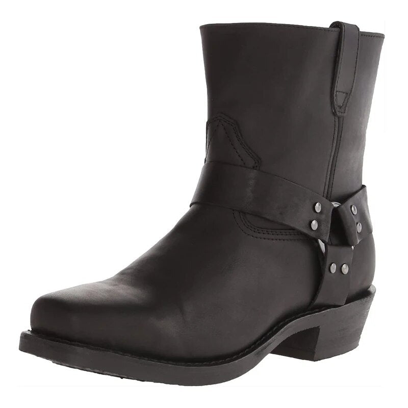 Men's Faux Leather Western Boots