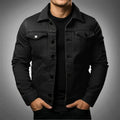 Men's Lightweight Denim Jacket - Black