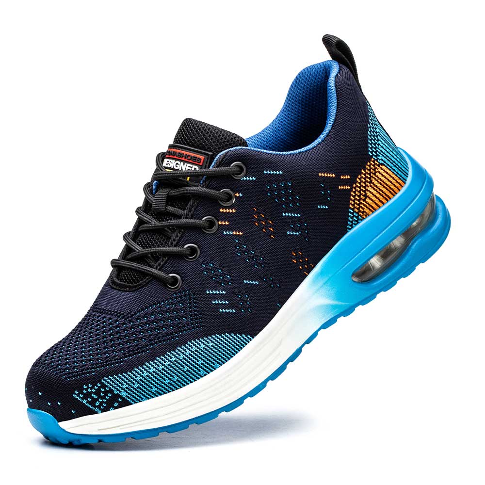 Men's Lace-Up Air-Cushion Safety Shoes